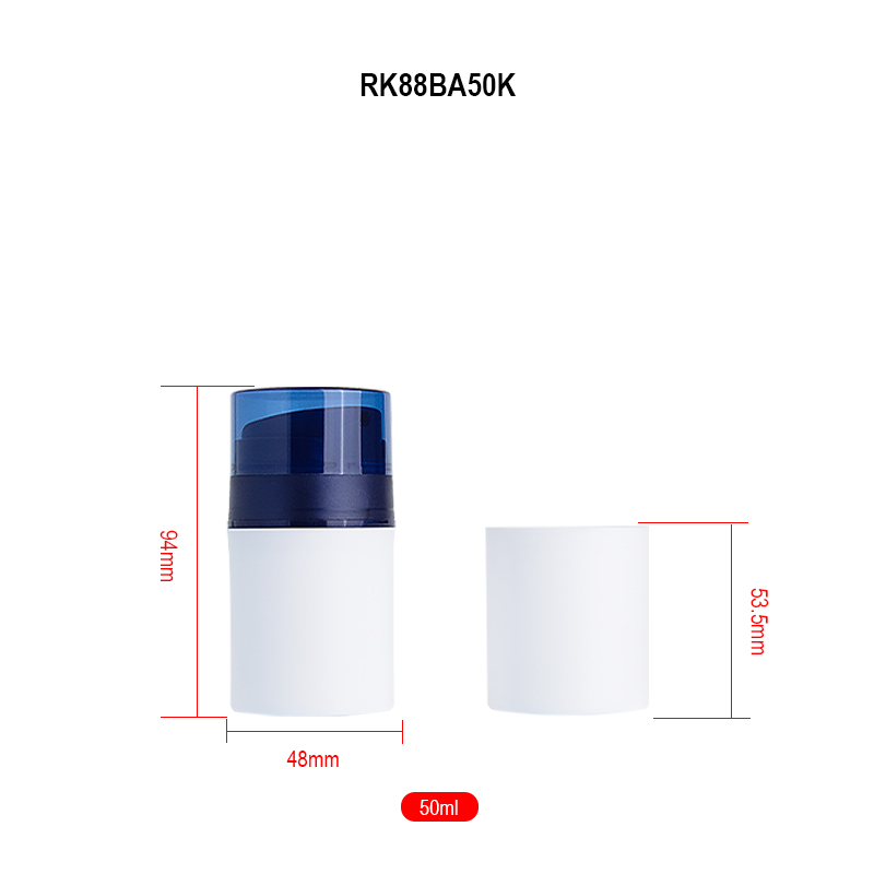 50ml empty foundation bottle detail