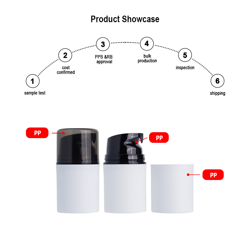 makeup airless pump bottle