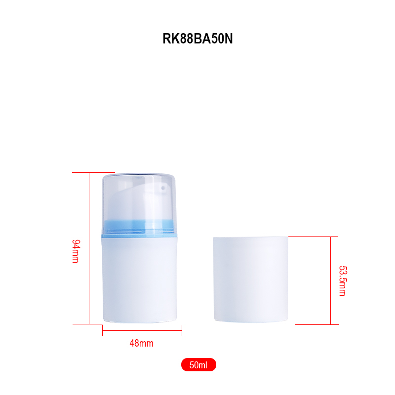 makeup airless pump bottle detail
