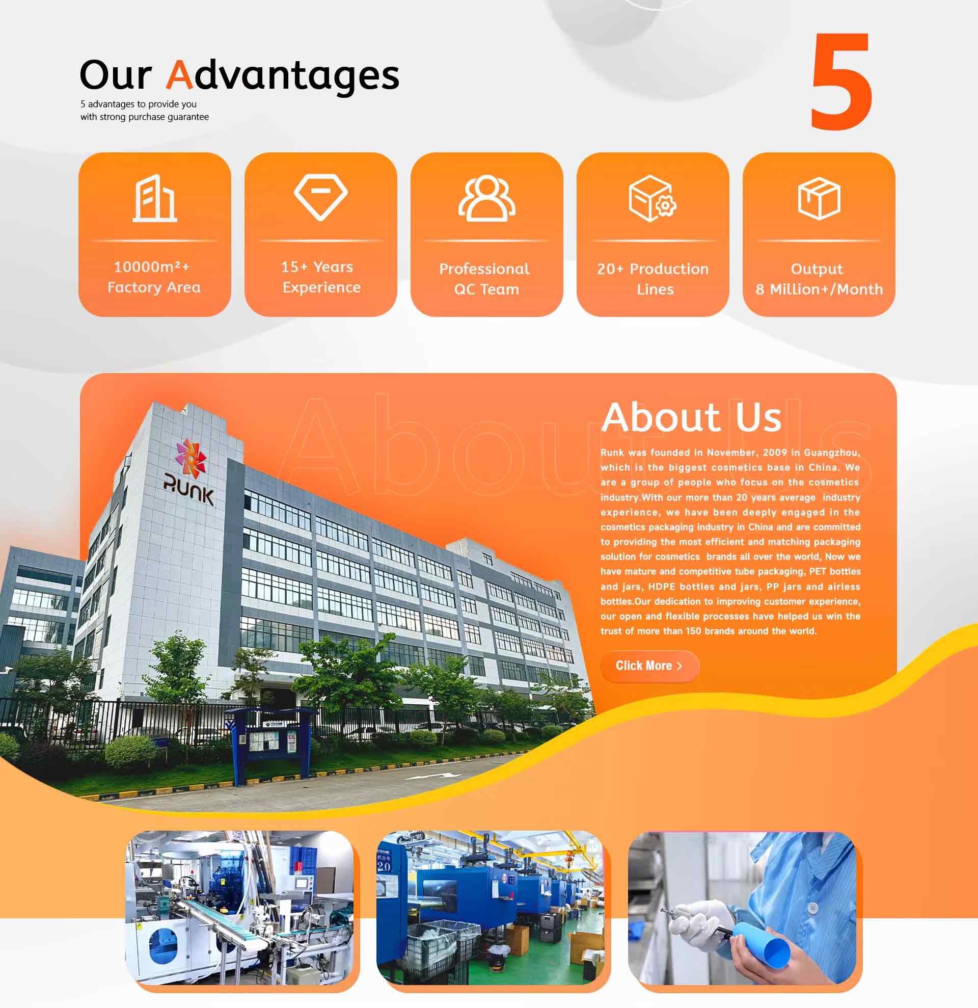 Runk supplier cosmetic bottles Runk supplier cosmetic bottles